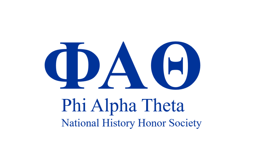 Phi Alpha Theta History Honor Society logo in Greek letters