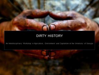 image of dirty hands and title page