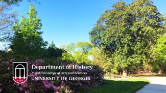 photo outside of LeConte Hall in Spring