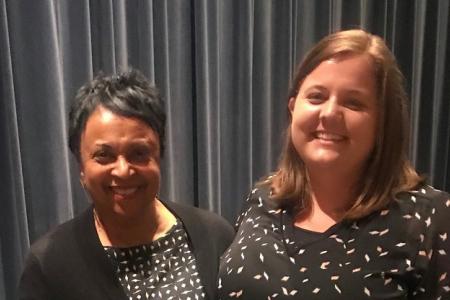 Carla Hayden and Kaitlin Dotson