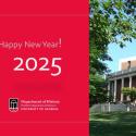 photo of LeConte Hall. Happy New Year 2025!